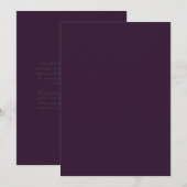 BUDGET weduwschap PLUM PAARS zwart-wit Eenvoudig Kaart (Voorkant / Achterkant)