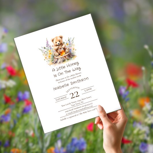 Budget weinig honing op de weg Teddy Baby shower