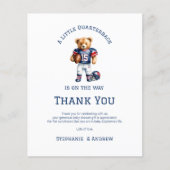 Budget Weinig quarterback op weg naar het Baby sho (Voorkant)