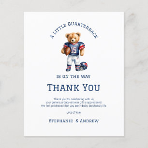 Budget Weinig quarterback op weg naar het Baby sho