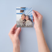 Budget We're Engaged Minimalist V Foto 2 Flyer (Hand)