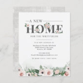 Budget Weve Moved Floral Moving Announge (Voorkant / Achterkant)