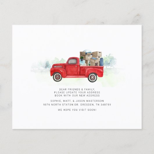 Budget Weve Moved New Address Announcement Moving (Achterkant)