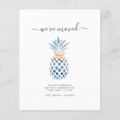 Budget Weve Moved Pineapple Moving Announance (Voorkant)