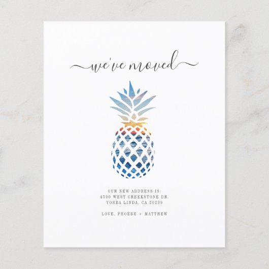 Budget Weve Moved Pineapple Moving Announance (Voorkant)