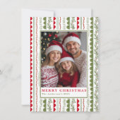 Budget What A Year Whimsical Twelve Photo collage Feestdagenkaart (Voorkant)