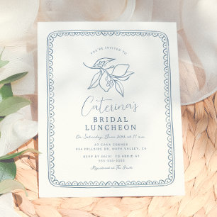 Budget Whimsical Citroen & Blauwe Bruiloftsborrel