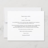 Budget Whimsical MR & MR Christmas Wedding Photo (Achterkant)