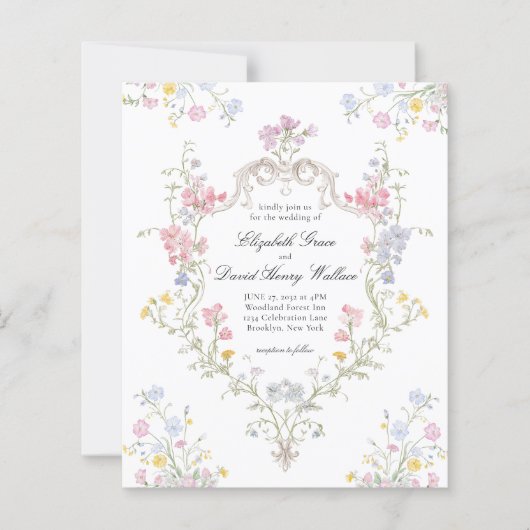 BUDGET Whimsical Rococo Bloemstuk Bruiloft (Voorkant)