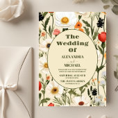 Budget Whimsical Wildflower Meadow Bruiloft