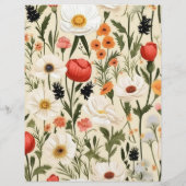 Budget Whimsical Wildflower Meadow Bruiloft Flyer (Achterkant)