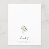 Budget White Boho Floral Wedding (Achterkant)