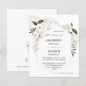 Budget White Boho Floral Wedding V2 LN (Voorkant / Achterkant)