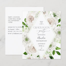 Budget White Floral Gradual Party