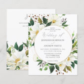 Budget White Floral & Greenery 1 Wedding (Voorkant / Achterkant)