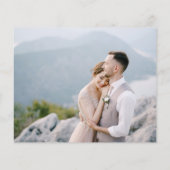 Budget White Pumpkins Photo Weddenschap Bedankt (Achterkant)