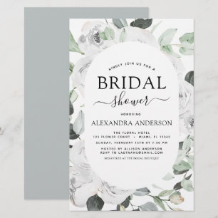 Budget White Rose Vrijgezellenfeest Floral
