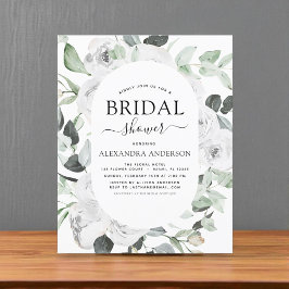 Budget White Rose Vrijgezellenfeest Floral