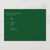 BUDGET White Roses Bouquet Floral Wedding Briefkaart (Achterkant)