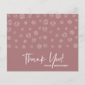 Budget White Script Desert Roos Hartelijk dank (Voorkant)