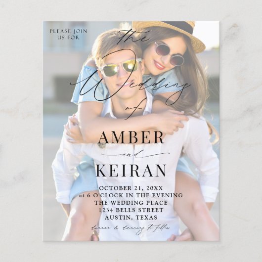 Budget White Shades Photo Wedding (Voorkant)