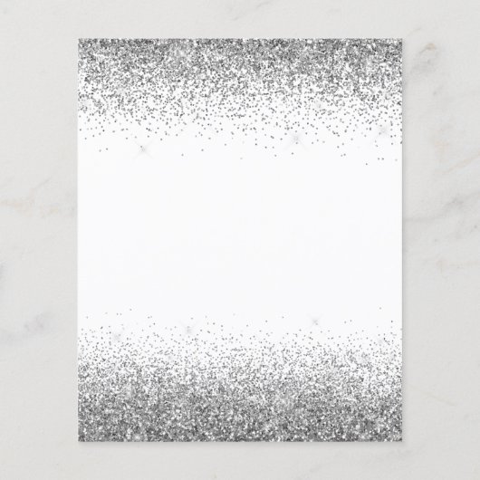 Budget White Silver Afstuderen Class of 2023 Flyer (Achterkant)