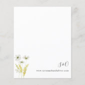 Budget White & Yellow Floral Wedding (Achterkant)