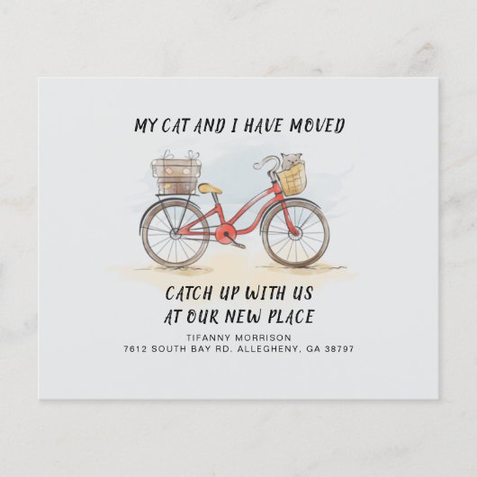 Budget Wij zijn verhuisd Nieuwe adres Mededeling v (Voorkant)