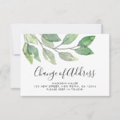 Budget Wijziging Adres Verhuisberichtkaart Notitiekaartje (Voorkant)