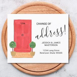 Budget Wijziging van adres Verplaatsen Aankondigin