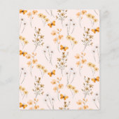 BUDGET Wild en Onederful 1e Verjaardag Uitnodiging (Achterkant)