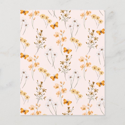 BUDGET Wild en Onederful 1e Verjaardag Uitnodiging (Achterkant)