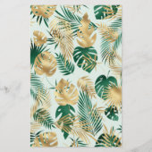 Budget Wild One Green Gold Safari uitnodiging (Achterkant)