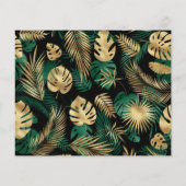 Budget Wild One Photo Green Gold Black Birthday (Achterkant)