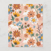 Budget Wild One Retro Boho 1e Verjaardagsfeest (Achterkant)