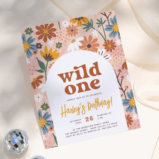 Budget Wild One Retro Boho 1e verjaardagsfeestje