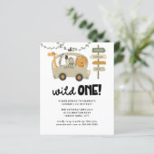 Budget Wild One Safari Animals 1e verjaardag Uitno (Staand voorkant)