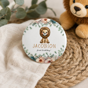 Budget Wild One Safari Animals Boy Birthday Party Ronde Button 3,2 Cm