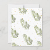 Budget Wild One Safari Baby shower (Achterkant)