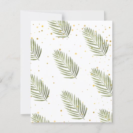 Budget Wild One Safari Baby shower (Achterkant)