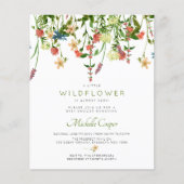 Budget Wildbloem Baby shower (Voorkant)