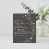 Budget Wildbloemen Baby shower (Staand voorkant)