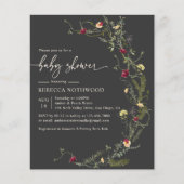 Budget Wildbloemen Baby shower (Voorkant)