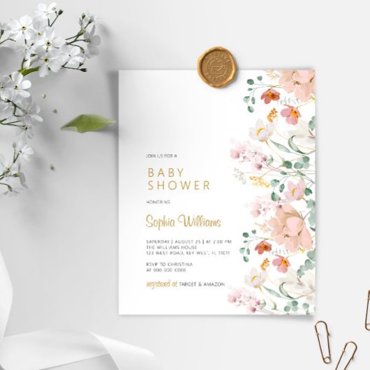 Budget Wildbloemen Baby shower