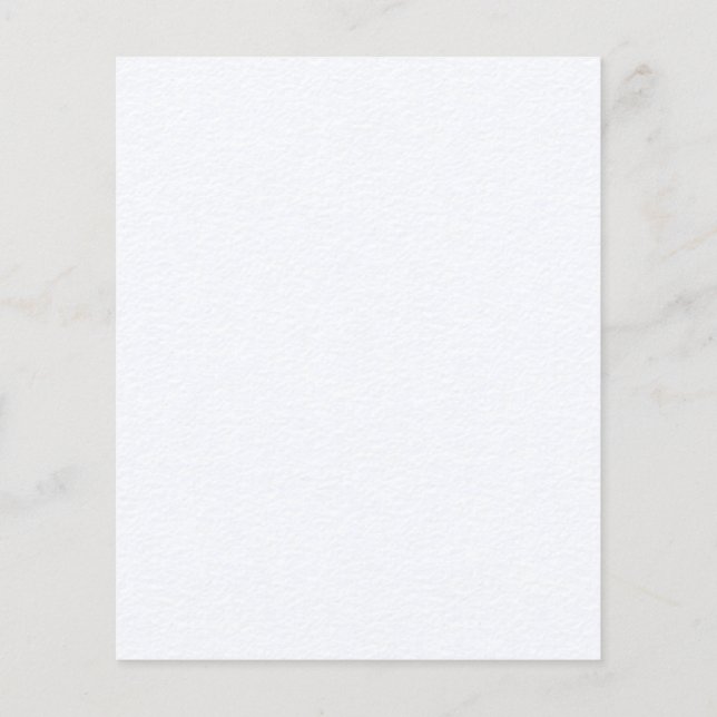 BUDGET Wildbloemen Floral Bridal Shower Uitnodigin (Achterkant)