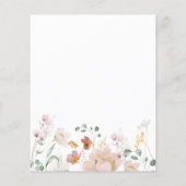 Budget Wildbloemen Gentle Bridal Shower (Achterkant)