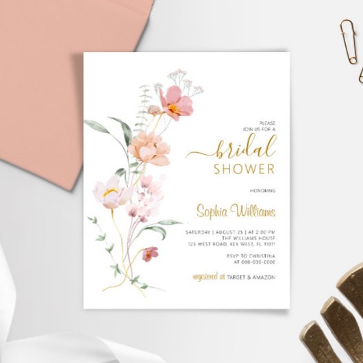 Budget Wildbloemen Gentle Bridal Shower