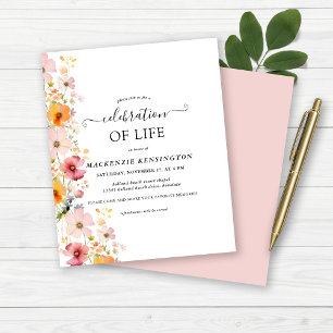 Budget Wildbloemen Viering van het leven Memorial