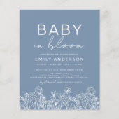 Budget Wilde Baby in het Baby shower Bloom (Voorkant)