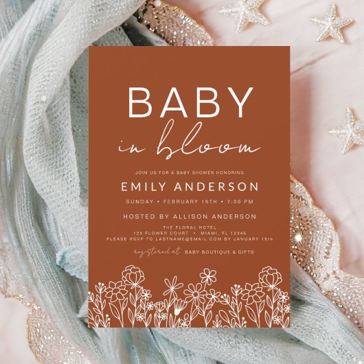 Budget Wilde Baby in het Baby shower Bloom